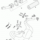 60/65 SX CHASSIS Auspuffanlage exhaust system 60 / 65 99