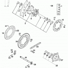 640 ADVENTURE-R CHASSIS Hinterrad rear wheel 640 99