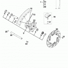 400/540 SXC, 620 SX CHASSIS Vorderrad sx front wheel sx 620 99