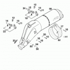 400/640 LC4/LC4 R* CHASSIS Silencer 400 / 620 / 640 99