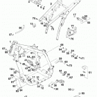 640 ADVENTURE-R CHASSIS Rahmen, ausleger frame, sub frame 640 99