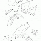 640 ADVENTURE-R CHASSIS Mask, fenders 640 99