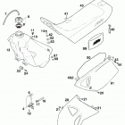 400/540 SXC, 620 SX CHASSIS Tank,sitzbank,verkleidung tank,seat,cover 400 / 54...