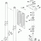125 / 200 SX, MXC, EXC, EGS CHASSIS Telegabel marzocchi front fork marzocchi 125 / 200...