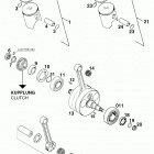 250/300 380 ENGINE Kurbelwelle, kolben crankshaft, piston 250 / 300 /...
