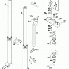 660 RALLYE LC4 CHASSIS Telegabel wp extreme front fork wp extreme 660 99