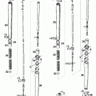 400/540 SXC, 620 SX CHASSIS Gabelbeine wp extreme fork legs wp extreme 400 / 5...