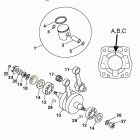 60/65 SX ENGINE Kurbelwelle, kolben crankshaft, piston 60 / 65 98 ...