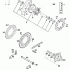 400/640 LC4/LC4 R* CHASSIS Hinterrad lc4, comp. rear wheel lc4, comp. 400 / 6...
