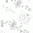 50 SXR ADVENTURE, PRO JUNIOR, PRO SENIOR CHASSIS Vorder- und hinterrad front- and rear wheel 50 sxr...