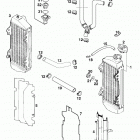125/200 ENGINE Cooling system sx,mxc,exc 125 / 200 99