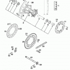 400/620 SUPER COMPETITION CHASSIS Hinterrad rear wheel 400 / 620 99
