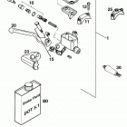 640 ADVENTURE-R CHASSIS Handbremszylinder hand brake cylinder 640 99