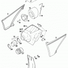 400/620 SUPER COMPETITION CHASSIS Luftfilterkasten air filter box 400 / 620 99