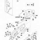 640 ADVENTURE-R CHASSIS Neuteile usa new parts usa 640 99