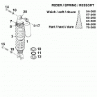 400/620 SUPER COMPETITION CHASSIS Federbein wp shock absorber wp 400 / 620 99