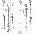 400/620 SUPER COMPETITION CHASSIS Gabelbeine wp usd43 fork legs usd43 400 / 620 99