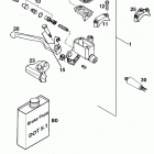 400/540 SXC, 620 SX CHASSIS Handbremszylinder hand brake cylinder 400 / 540 / ...