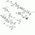 250/300 380 ENGINE Schaltung shifting mechanism 250 / 300 / 380 99