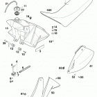 400/620 SUPER COMPETITION CHASSIS Tank, sitzbank, verkleidung tank, seat, cover 400 ...