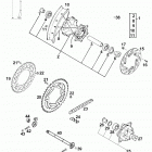 660 RALLYE LC4 CHASSIS Hinterrad rear wheel 660 99