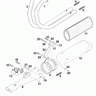 660 RALLYE LC4 CHASSIS Pipes, silencer 660 99