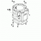 660 LC4 RALLYE ENGINE Zylinder cylinder 660 99
