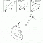 50 SXR ADVENTURE, PRO JUNIOR, PRO SENIOR CHASSIS Auspuffanlage exhaust system 50 sxr 99