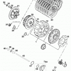 250/300 380 ENGINE Kupplung clutch 250 / 300 / 380 99