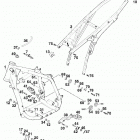 400/540 SXC, 620 SX CHASSIS Rahmen, ausleger frame, sub frame 400 / 540 / 620 ...