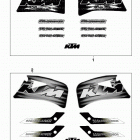 50 SXR ADVENTURE, PRO JUNIOR, PRO SENIOR CHASSIS Dekor decal 50 sxr 99