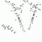 400 / 640 LC4 ENGINE Ventiltrieb valve drive 400 / 640 99