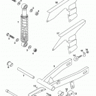 50 SXR ADVENTURE, PRO JUNIOR, PRO SENIOR CHASSIS Schwingarm, federbein swingarm, shock absorber 50 ...