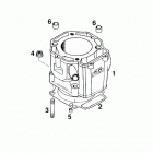 400 / 540 / 620 LC4 SX SXC ENGINE Zylinder cylinder 400 / 540 / 620 99