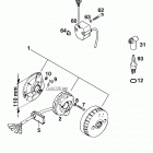 250/300 380 ENGINE Ignition system sem 250 / 300 / 380 99