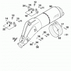 640 ADVENTURE-R CHASSIS Silencer 640 99