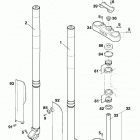 400/620 SUPER COMPETITION CHASSIS Telegabel wp usd43 front fork wp usd43 400 / 620 9...