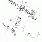 400 / 640 LC4 ENGINE Wasserpumpe water pump 400 / 640 99