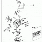 50 SXR PRO JUNIOR/ADVENTURE/PRO SENIOR ENGINE Vergaser dell orto carburetor 50 sxr adventure 98