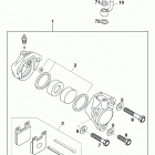 60/65 SX CHASSIS Bremszange vorne brake caliper front 60 / 65 98