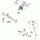 400/540 SXC CHASSIS Tachoanlage speedometer 400 / 540 98