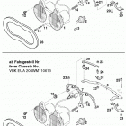 125 Sting CHASSIS Scheinwerfer, befestigung head light, support 125 ...