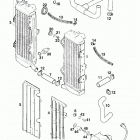 640 LC4-E/mil ENGINE Cooling system 640 98