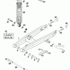 60/65 SX CHASSIS Schwingarm, federbein swingarm, shock absorber 60 ...