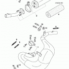 60/65 SX CHASSIS Auspuffanlage exhaust system 60 / 65 98