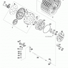 400/540 SXC ENGINE Kupplung clutch 400 / 540 98
