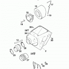 400/540 SXC CHASSIS Luftfilterkasten air filter box 400 / 540 98