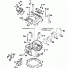 640 LC4-E/mil ENGINE Zylinderkopf cylinder head 640 98