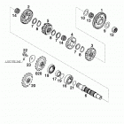 400/540 SXC ENGINE Getriebe ii transmission ii 400 / 540 98