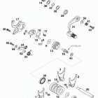 125/200 ENGINE Schaltung shifting mechanism 125 / 200 98